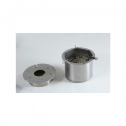 Biocamino in Ceramica Artigianale a Bioetanolo Modello Canna Prodotto Italiano