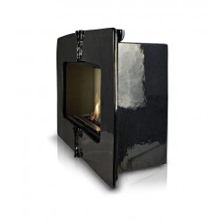 Camino a Bioetanolo da Parete in Ceramica in Diversi Colori Artigianato Italiano