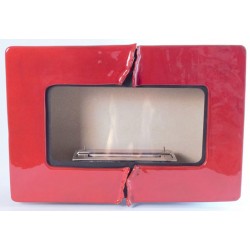 Camino a Bioetanolo da Parete in Ceramica in Diversi Colori Artigianato Italiano