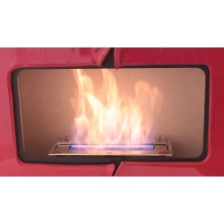 Camino a Bioetanolo da Parete in Ceramica in Diversi Colori Artigianato Italiano