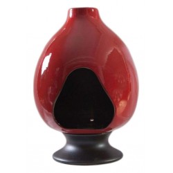 Camino Soprammobile a Bioetanolo in Ceramica Artigianale Italiano Modello Arabo