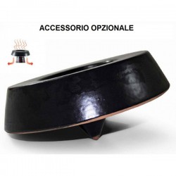 Camino Soprammobile a Bioetanolo in Ceramica Artigianale Italiano Modello Arabo