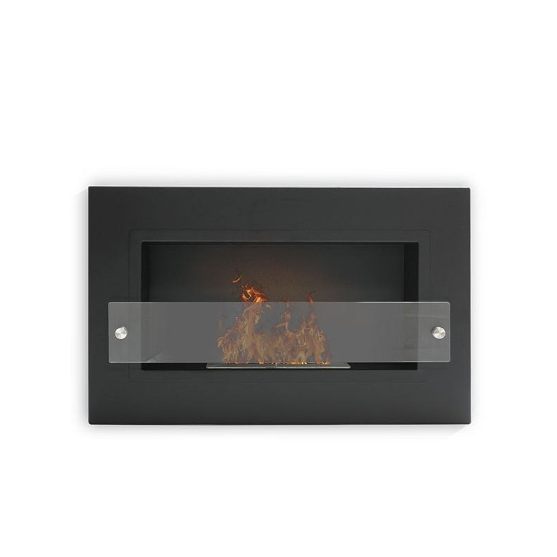 Camino a Bioetanolo da Parete 64 x 40 cm Bruciatore Regolare e Diversi Colori