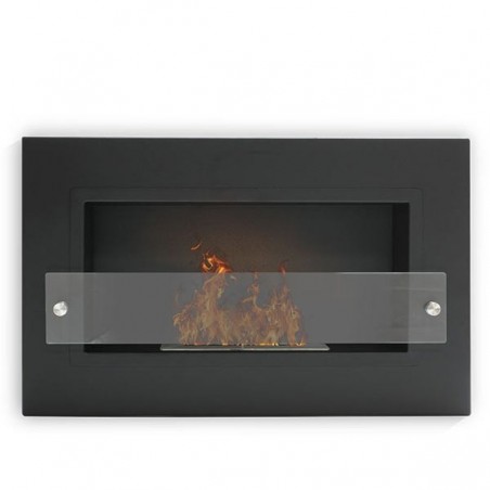 Camino a Bioetanolo da Parete 64 x 40 cm Bruciatore Regolare e Diversi Colori