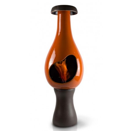 Fagiolo Alto Camino a Bioetanolo in Ceramica Artigianale Italiano