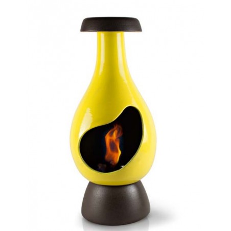 Camino a Bioetanolo in Ceramica Fagiolo Basso Artigianato Italiano